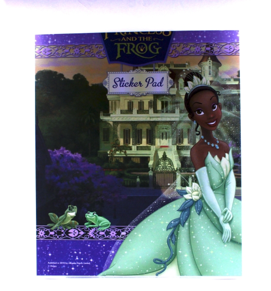 Disney The Princess and the Frog Sticker Pad (20 reusable sticker)